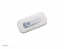 Estojo plástico com espuma interna para pen drive. Não acompanha pen drive.