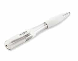 Caneta esferográfica com pen drive 8GB.
