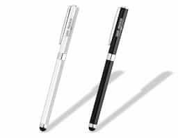 Roller de metal, com ponteira touch.