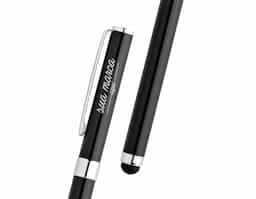 Roller de metal, com ponteira touch.