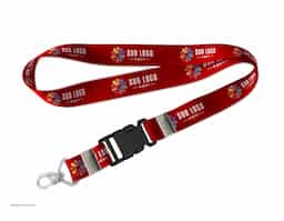 CORDAO 85CM X 20MM, COM FECHO MOCHILA C/ ENGATE E MOSQUETE METALICO 