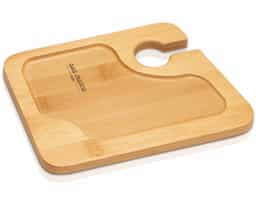 Tábua em Bambu com suporte para copo.