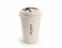 Copo viagem fibra de bambu 380ml