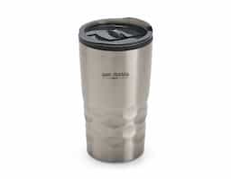 Copo de viagem aço inox e PP com corpo duplo capacidade 510 ml