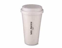 Copo fibra de arroz 550ml com tampa de bocal