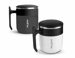 Caneca plástica 300 ml com inox na parte interna
