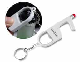 Chaveiro plástico antibacteriano touch