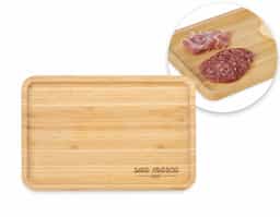  Petisqueira de bambu retangular 30 x 20