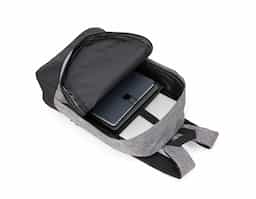 Mochila p/ Notebook em tecido poliéster Compartimento para Notebook,
Tamanho total do Notebook - 17¨