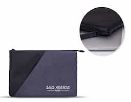 Pasta para Notebook de alta qualidade, bolso externo, tecido polyester, Ziper protegido