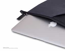 Pasta para Notebook de alta qualidade, bolso externo, tecido polyester, Ziper protegido