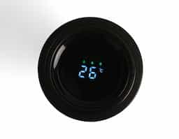 Caneca Térmica inox 500ml com infusor, e display LED com termômetro digital na tampa para indicar a temperatura do líquido.
