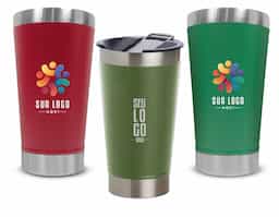 Copo Térmico Inox 500ml com tampa e abridor. 