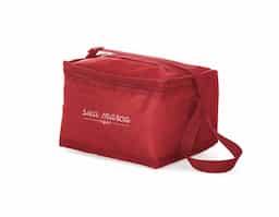 Bolsa térmica confeccionada em nylon, com capacidade de 9 litros, ideal para transportar alimentos e bebidas com praticidade. Possui bolso posterior em malha que facilita a organização de itens adicionais. Acompanha plaquinha metálica, indicada para personalização, agregando valor ao produto e tornando-o uma opção funcional para ações promocionais e brindes corporativos.