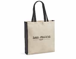 Sacola 100% algodão (140 g/m²) com alças de 65 cm