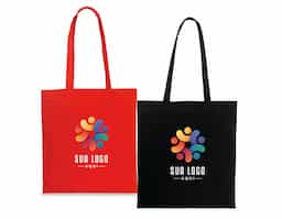 Sacola 100% algodão (100 g/m²) com alças de 75 cm