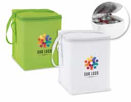 Bolsa térmica em 600D com capacidade até 4 litros. 150 x 190 x 150 mm