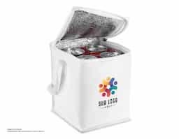 Bolsa térmica em 600D com capacidade até 4 litros. 150 x 190 x 150 mm