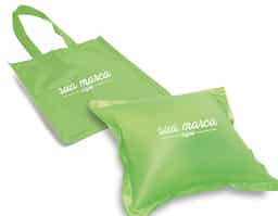 Sacola almofada inflável em PVC opaco. Vazio: 300 x 320 mm