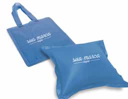 Sacola almofada inflável em PVC opaco. Vazio: 300 x 320 mm