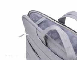  Pasta executiva para notebook 15 polegadas. Confeccionada em poliéster a pasta tem o compartimento principal com o interior aveludado para maior proteção do notebook, além de 6 compartimentos externos e uma alça para encaixe em mala de viagem.