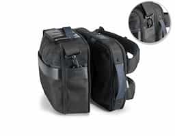 A DYNAMIC Backpack é uma mochila urbana que se distingue pela sua versatilidade e dualidade. O seu design eficiente permite-lhe que seja um objeto único e versátil que se multiplica discretamente numa mochila e numa sacola de viagem. 300 x 420 x 75 mm