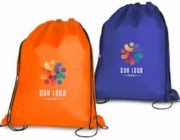 Bolsa TNT com gramatura de 80 gramas.