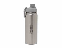 Garrafa térmica com infusor de bebidas, feita em inox 304de parede dupla com capacidade para 570ml. Tampa com alça para transporte e tampa de proteção para o bocal.