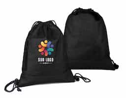 Esta sacola/mochila é feita de tecido poliéster 210D com revestimento em PU, garantindo durabilidade e resistência. Com design versátil, pode ser usada tanto como mochila quanto como sacola, adaptando-se a diversas situações. Seu material leve e fácil de limpar a torna uma opção prática para o dia a dia, ideal para transportar objetos com conforto e estilo.