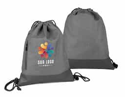 Esta sacola/mochila é feita de tecido poliéster 210D com revestimento em PU, garantindo durabilidade e resistência. Com design versátil, pode ser usada tanto como mochila quanto como sacola, adaptando-se a diversas situações. Seu material leve e fácil de limpar a torna uma opção prática para o dia a dia, ideal para transportar objetos com conforto e estilo.