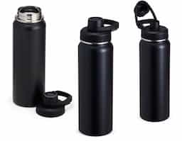 Chega de preocupações ao consumir suas bebidas! Nossa garrafa térmica de 850 ml, feita em inox, foi projetada para trazer mais praticidade ao seu dia a dia. Com uma trava embutida na tampa, ela se mantém fixa durante o uso, evitando o incômodo de "acidentes" — como a tampa que bate no rosto enquanto você bebe. Uma solução inteligente para quem busca conforto e eficiência!