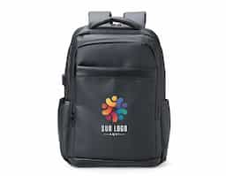 Mochila de 21L em couro sintético, com 4 compartimentos, espaço p/ notebook 15,6", USB, antifurto, engate p/ malas e alças acolchoadas. Conforto e estilo no dia a dia corporativo!

Se quiser uma versão com outro foco (mais técnica, mais criativa, mais comercial), posso adaptar também!