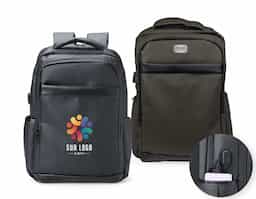 Mochila de 21L em couro sintético, com 4 compartimentos, espaço p/ notebook 15,6", USB, antifurto, engate p/ malas e alças acolchoadas. Conforto e estilo no dia a dia corporativo!

Se quiser uma versão com outro foco (mais técnica, mais criativa, mais comercial), posso adaptar também!