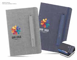 Caderno com capa produzida em tecido sustentável RPET, que contribui para a preservação do meio ambiente. Conta com suporte para caneta integrado à capa e design dobrável que se transforma em suporte para smartphone.
Miolo com 80 folhas pautadas, ideal para anotações no dia a dia.
Observação: Não acompanha caneta. Imagem meramente ilustrativa.