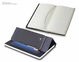 Caderno com capa produzida em tecido sustentável RPET, que contribui para a preservação do meio ambiente. Conta com suporte para caneta integrado à capa e design dobrável que se transforma em suporte para smartphone.
Miolo com 80 folhas pautadas, ideal para anotações no dia a dia.
Observação: Não acompanha caneta. Imagem meramente ilustrativa.