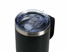 Caneca térmica de inox com capacidade de 350ml, ideal para manter bebidas quentes ou frias por mais tempo. Possui parede dupla para melhor isolamento térmico, garantindo mais eficiência. Acompanha tampa acrílica com bocal para facilitar o consumo e trava de segurança para evitar vazamentos. Compacta e durável, é perfeita para o dia a dia, trabalho, viagens ou atividades ao ar livre.