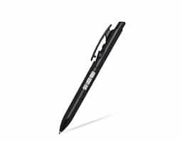 Caneta plástica com carga esferográfica azul, ideal para uma escrita macia e contínua. Seu acionamento por clique proporciona praticidade e rapidez no uso diário. Leve e ergonômica, garante conforto durante o manuseio, sendo perfeita para anotações, estudos e trabalho. Seu design moderno combina funcionalidade e estilo, tornando-a uma excelente opção para uso pessoal ou como brinde promocional