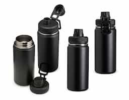 Garrafa térmica inox de capacidade de até 550ml. A pintura eletrostática garante uma cor duradoura e acabamento de maior qualidade. Sua parede dupla e isolamento à vácuo mantém o líquido conservado por mais tempo e permite o uso da garrafa sem a necessidade de se preocupar em entrar em contato direto com o calor interno ou vazamentos. Além disso, a garrafa conta com uma tampa rosqueável e uma alça que facilita o transporte para qualquer lugar.