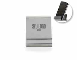Porta celular metal.