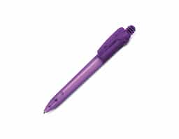 Caneta plástica translúcida, esferográfica e retrátil, com grip para maior conforto. Possui tinta azul e está disponível em várias cores. Modelo funcional, indicada para uso diário e ações promocionais.