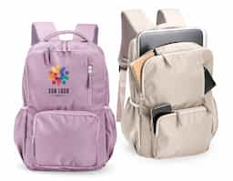 Mochila de design ágil, feita em poliéster impermeável e pronta para encarar qualquer rotina. Com capacidade máxima de 18 litros, o compartimento interno traz uma divisória ideal para guardar notebooks de até 15,6 polegadas. Além disso, conta com três bolsos frontais em diferentes tamanhos e outros dois, posicionados nas laterais, com elástico. As alças e região das costas possuem revestimento em espuma respirável para maior conforto durante o uso.