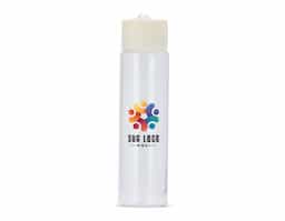 Garrafa de vidro 330ml, ideal para brindes sustentáveis. Conta com tampa plástica de rosca que evita vazamentos e alça em algodão para facilitar o transporte. Compacta, reutilizável e perfeita para ações promocionais que valorizam o cuidado com o meio ambiente e o uso no dia a dia.