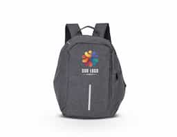 Mochila antifurto impermeável, seu compartimento principal com abertura de zíper na área traseira impossibilita a abertura da mochila nas costas, assim protegendo-o de furtos e trazendo mais segurança para seus objetos de valores. Compartimento principal com bolso para notebook até 15.6 polegadas, bolso para tablet até 9 polegadas, três bolsos para acessórios e bolso com zíper, contém ainda um compartimento frontal e compartimento lateral. Contem faixa reflexiva na área frontal, alça de mãos, acesso para encaixe de malas com puxador, alças para as costas ajustáveis e área traseira com revestimento espumado.