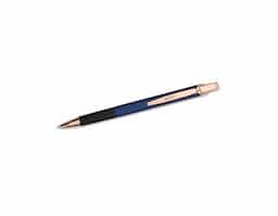 Caneta feita inteiramente em metal com acionamento por clique e carga azul 1,0 mm, oferecendo escrita precisa e confortável. Elegante e durável, combina estilo e funcionalidade, sendo um brinde corporativo sofisticado que valoriza sua marca no dia a dia