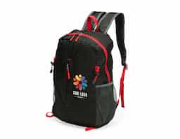Mochila dobrável confeccionada em poliéster impermeável e detalhes em plástico, com fechamento em zíper e capacidade máxima de 16 litros. Possui compartimento interno com divisória para notebooks de até 15,6 polegadas. Conta com bolso frontal com zíper, dois bolsos laterais em tela com elástico, alça superior em nylon e duas alças traseiras com tecido telado interno. Acompanha saco em nylon com regulagem, que facilita o transporte quando dobrada.
