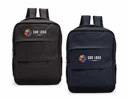 Mochila confeccionada em couro sintético, com capacidade máxima de 20 litros, ideal para uso profissional e cotidiano. Possui compartimento principal com divisória em malha para notebook de até 15,6”, garantindo proteção e organização. Conta com três compartimentos frontais em diferentes tamanhos para melhor acomodação de objetos e dois bolsos laterais em tecido respirável. As alças das costas são revestidas com o mesmo material respirável, proporcionando maior conforto, além de alça superior de mão para transporte prático. Um brinde corporativo moderno e funcional.