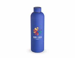 Garrafa produzida em aço inox 304, com estrutura de parede dupla que contribui para a conservação da temperatura das bebidas por mais tempo. Possui pintura com acabamento emborrachado, oferecendo melhor aderência e conforto no manuseio. Conta com tampa rosqueável e capacidade de até 750 ml. Um brinde corporativo moderno, resistente e funcional, ideal para valorizar a marca no dia a dia.