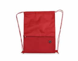 Mochila saco confeccionada em poliéster 420D, leve e resistente, ideal para o dia a dia. Possui bolso externo em malha, prático para acesso rápido a objetos, além de entrada para fones de ouvido. Conta com alças ajustáveis em nylon, garantindo conforto no uso. Excelente opção de brinde corporativo funcional e moderno.
