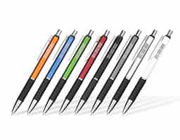 Caneta de metal com design elegante e detalhe touch no topo, ideal para interação com dispositivos de telas sensíveis ao toque. Possui escrita suave e precisa, sendo perfeita para uso diário em ambientes profissionais. Um brinde corporativo moderno e funcional, que une tecnologia, praticidade e sofisticação.