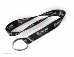 Cordão com argola simples - 85cm X 2,5cm
